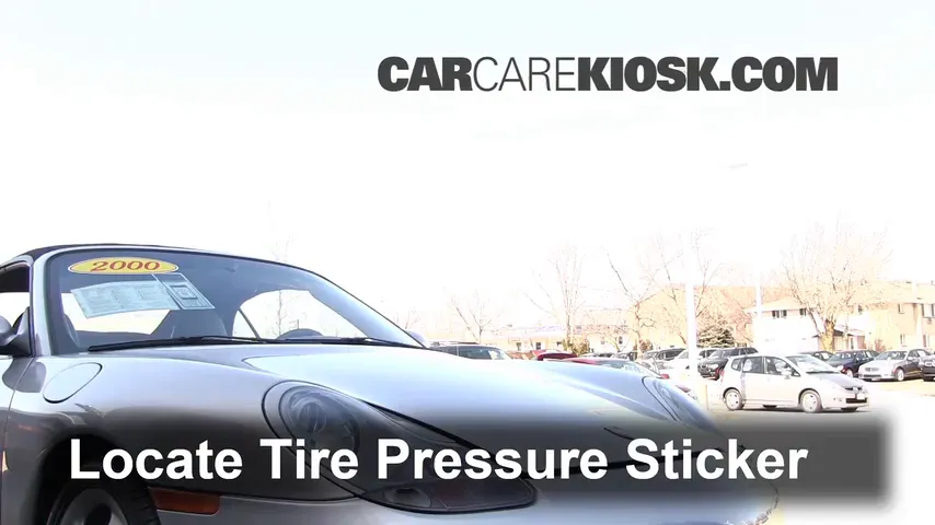 2000 Porsche 911 Carrera 4 3.4L 6 Cyl. Convertible Tires & Wheels Check Tire Pressure